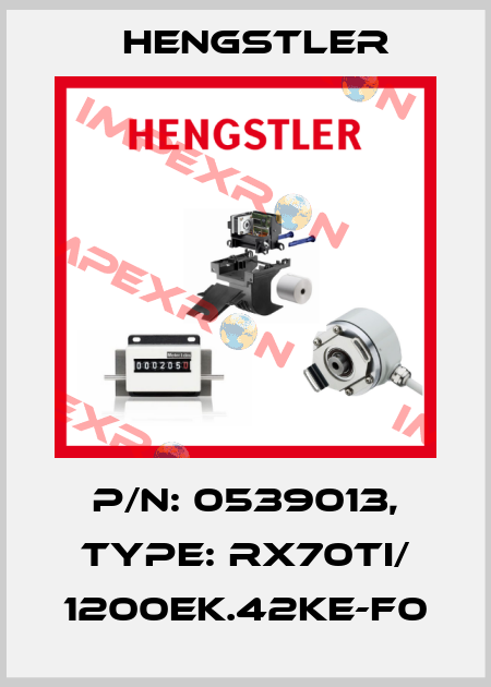 p/n: 0539013, Type: RX70TI/ 1200EK.42KE-F0 Hengstler