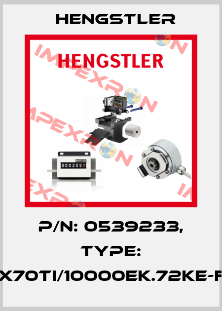p/n: 0539233, Type: RX70TI/10000EK.72KE-F0 Hengstler