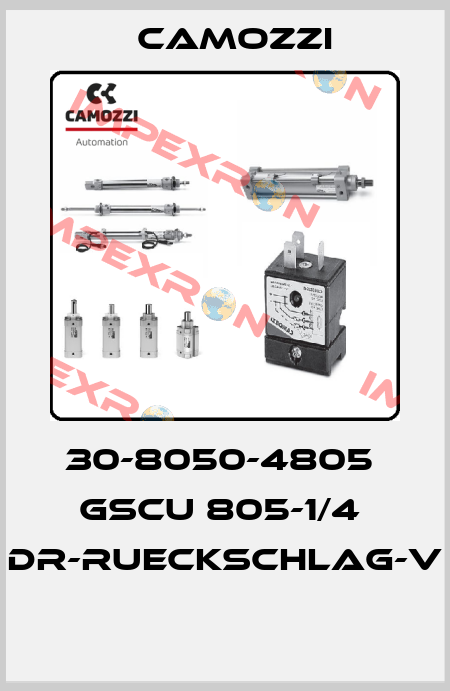 30-8050-4805  GSCU 805-1/4  DR-RUECKSCHLAG-V  Camozzi