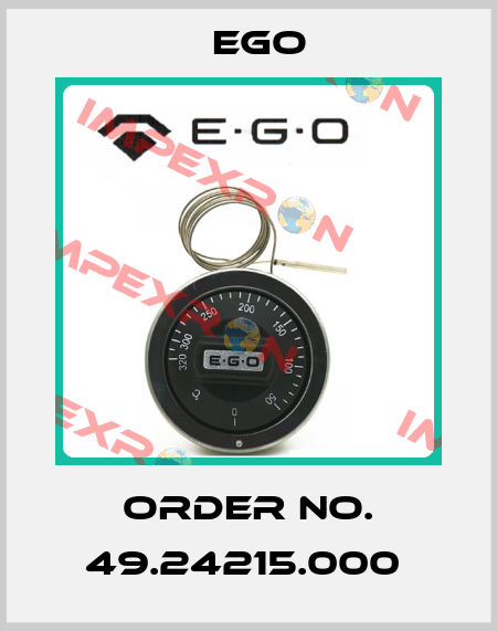 Order No. 49.24215.000  EGO