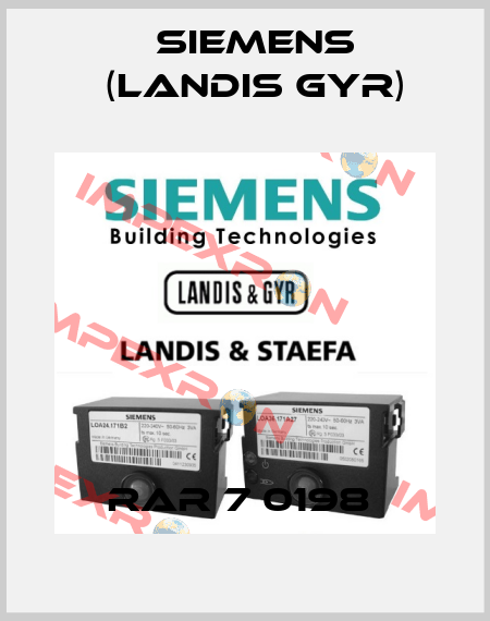 RAR 7 0198  Siemens (Landis Gyr)