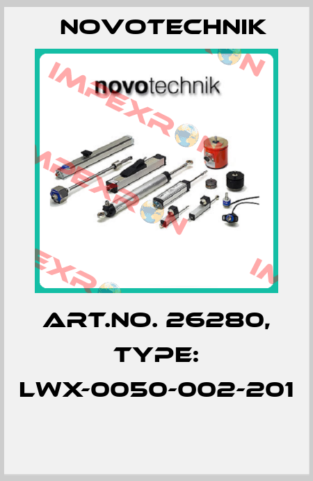 Art.No. 26280, Type: LWX-0050-002-201  Novotechnik