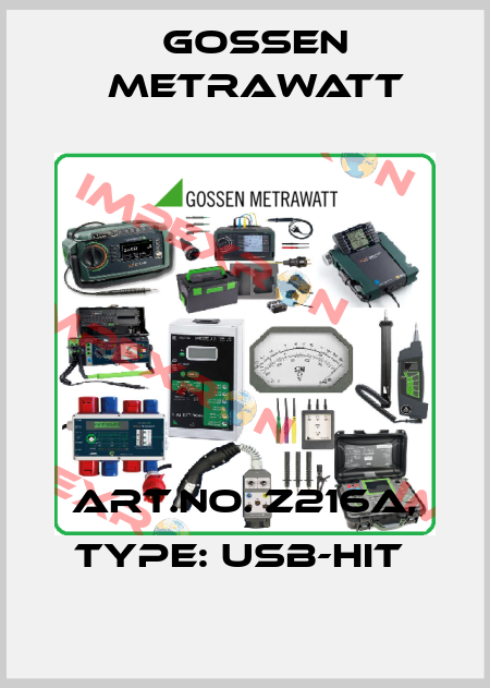 Art.No. Z216A, Type: USB-Hit  Gossen Metrawatt