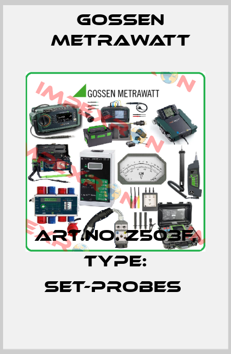 Art.No. Z503F, Type: Set-Probes  Gossen Metrawatt