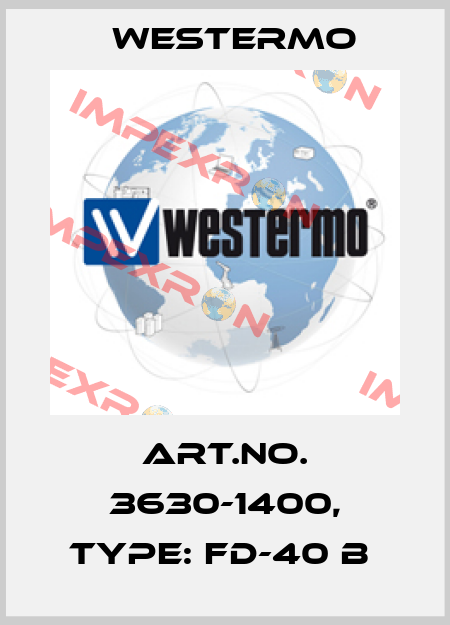 Art.No. 3630-1400, Type: FD-40 B  Westermo