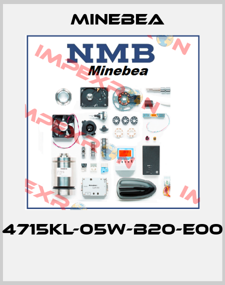 4715KL-05W-B20-E00  Minebea