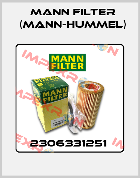 2306331251  Mann Filter (Mann-Hummel)