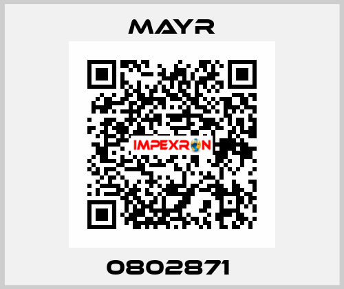 0802871  Mayr