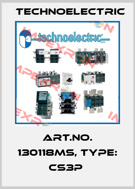 Art.No. 130118MS, Type: CS3P  Technoelectric