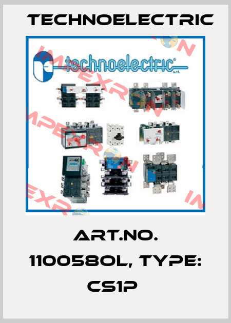 Art.No. 110058OL, Type: CS1P  Technoelectric
