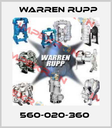 560-020-360  Warren Rupp