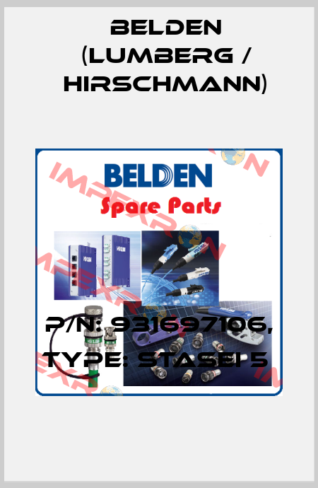 P/N: 931697106, Type: STASEI 5  Belden (Lumberg / Hirschmann)