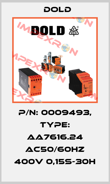 p/n: 0009493, Type: AA7616.24 AC50/60HZ 400V 0,15S-30H Dold