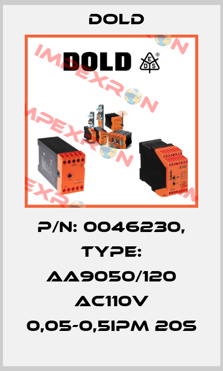 p/n: 0046230, Type: AA9050/120 AC110V 0,05-0,5IPM 20S Dold