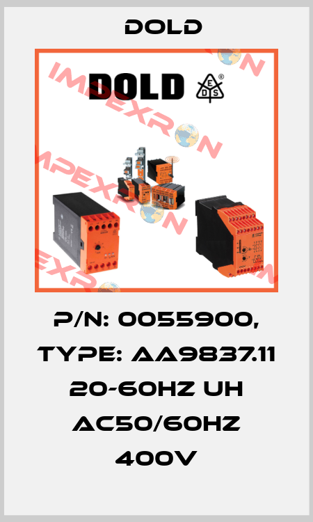 p/n: 0055900, Type: AA9837.11 20-60HZ UH AC50/60HZ 400V Dold