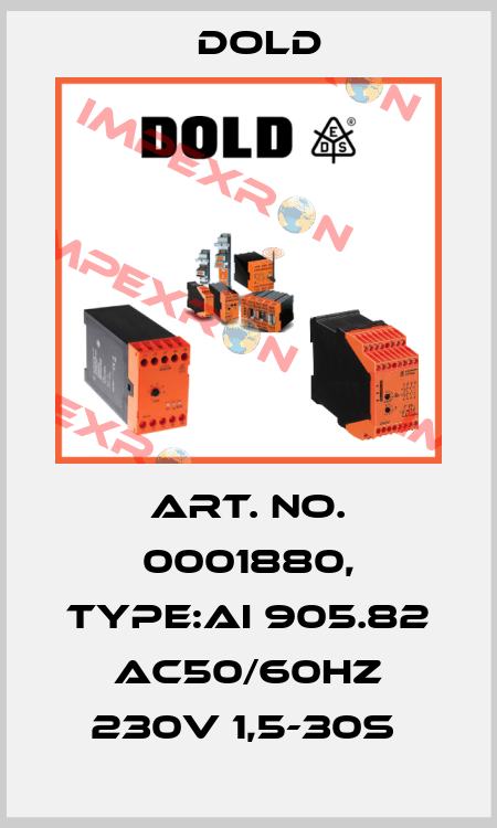 Art. No. 0001880, Type:AI 905.82 AC50/60HZ 230V 1,5-30S  Dold