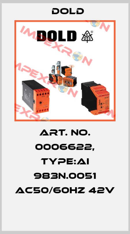 Art. No. 0006622, Type:AI 983N.0051 AC50/60HZ 42V  Dold