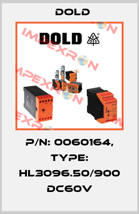 p/n: 0060164, Type: HL3096.50/900 DC60V Dold