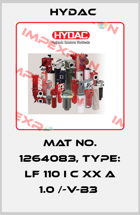 Mat No. 1264083, Type: LF 110 I C XX A 1.0 /-V-B3  Hydac