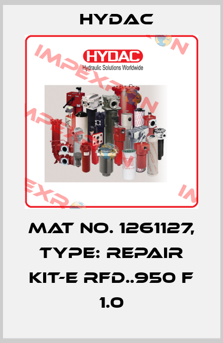 Mat No. 1261127, Type: REPAIR KIT-E RFD..950 F 1.0 Hydac