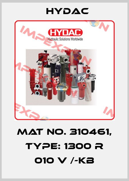 Mat No. 310461, Type: 1300 R 010 V /-KB Hydac