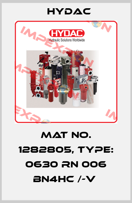 Mat No. 1282805, Type: 0630 RN 006 BN4HC /-V  Hydac