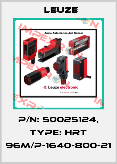 p/n: 50025124, Type: HRT 96M/P-1640-800-21 Leuze
