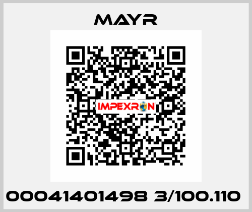00041401498 3/100.110  Mayr