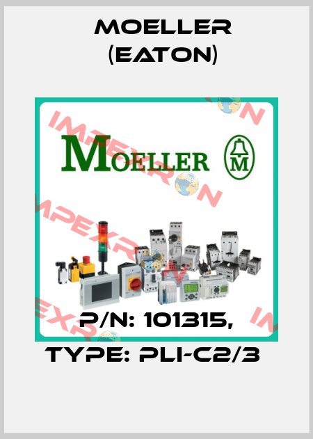 P/N: 101315, Type: PLI-C2/3  Moeller (Eaton)