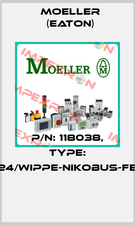 P/N: 118038, Type: 124-00024/WIPPE-NIKOBUS-FEEDBACK  Moeller (Eaton)