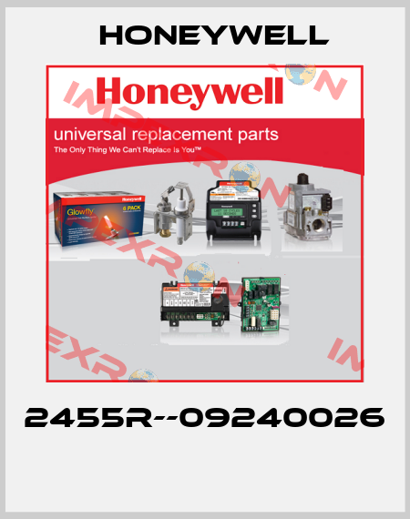 2455R--09240026  Honeywell