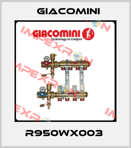 R950WX003  Giacomini