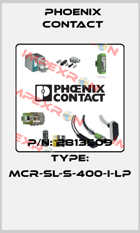 P/N: 2813509 Type: MCR-SL-S-400-I-LP  Phoenix Contact