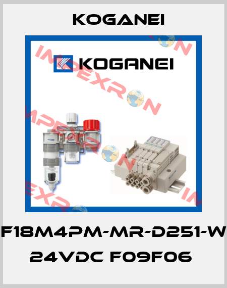 F18M4PM-MR-D251-W 24VDC F09F06  Koganei