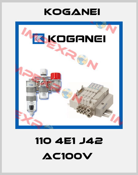 110 4E1 J42 AC100V  Koganei