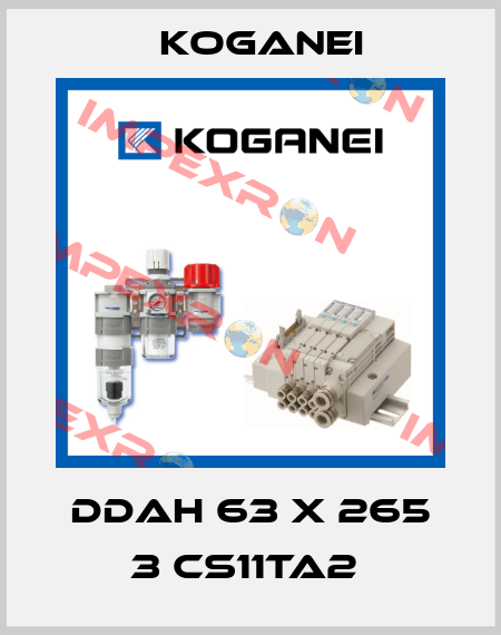DDAH 63 X 265 3 CS11TA2  Koganei
