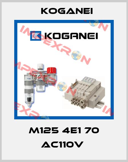 M125 4E1 70 AC110V  Koganei