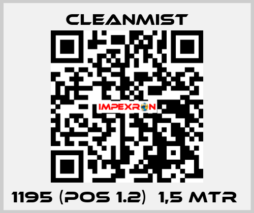 1195 (pos 1.2)  1,5 mtr  CleanMist