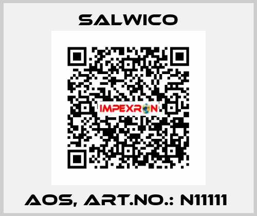 AOS, ART.NO.: N11111  Salwico