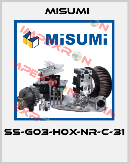 SS-G03-H0X-NR-C-31  Misumi