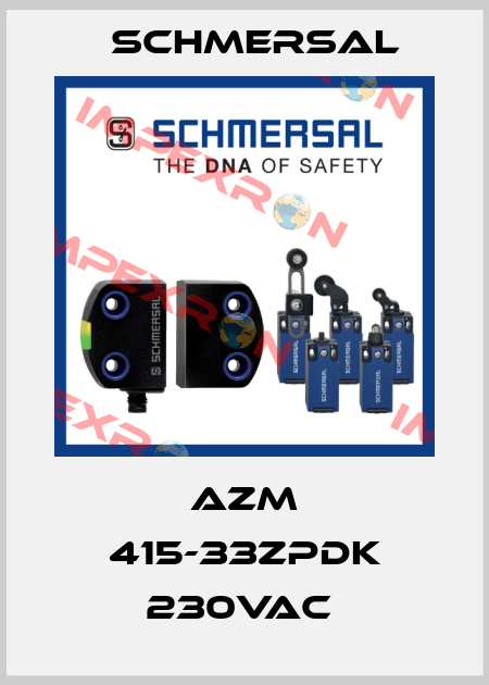 AZM 415-33ZPDK 230VAC  Schmersal
