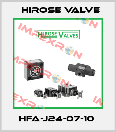 HFA-J24-07-10  Hirose Valve