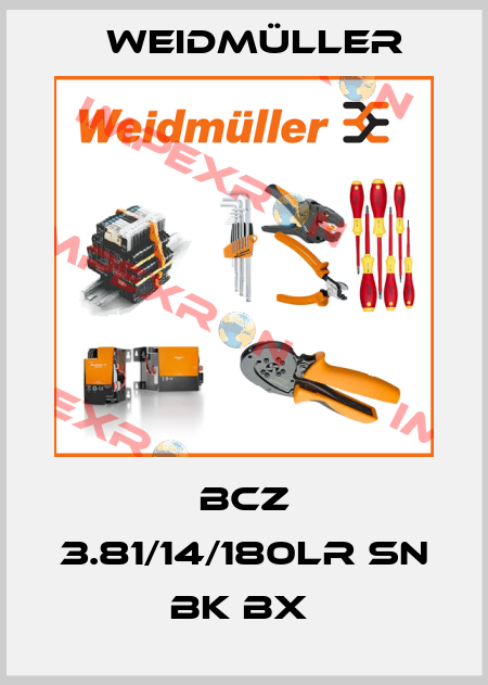 BCZ 3.81/14/180LR SN BK BX  Weidmüller