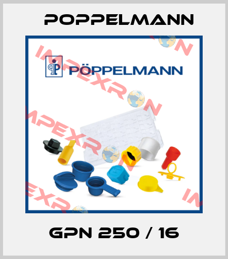 GPN 250 / 16 Poppelmann
