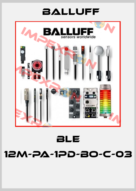 BLE 12M-PA-1PD-BO-C-03  Balluff