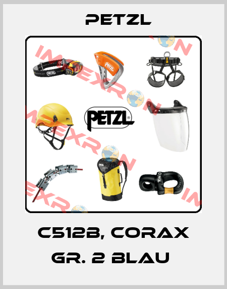 C512B, CORAX GR. 2 BLAU  Petzl