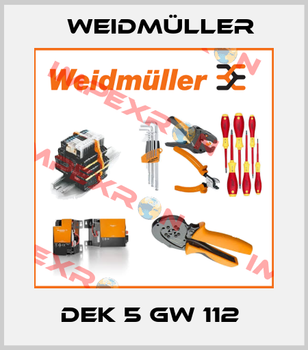 DEK 5 GW 112  Weidmüller
