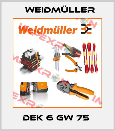 DEK 6 GW 75  Weidmüller