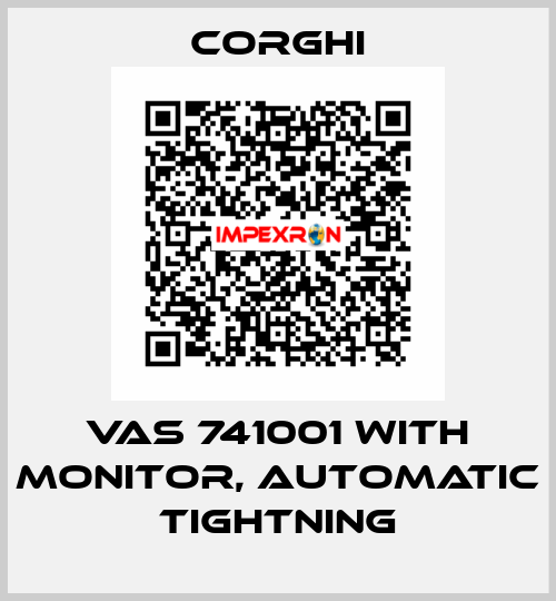 VAS 741001 with monitor, automatic tightning Corghi