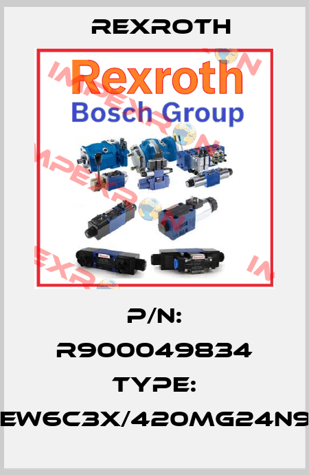 P/N: R900049834 Type: M-3SEW6C3X/420MG24N9K4/V Rexroth